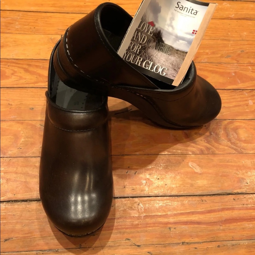 Sanita Clog 39 Like New Brown